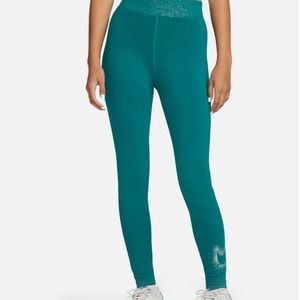 Nike Womens Full Length Stardust Graphic Leggings